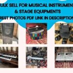 Bulk Sale of Musical Instruments and Stage Equipment – Open to All